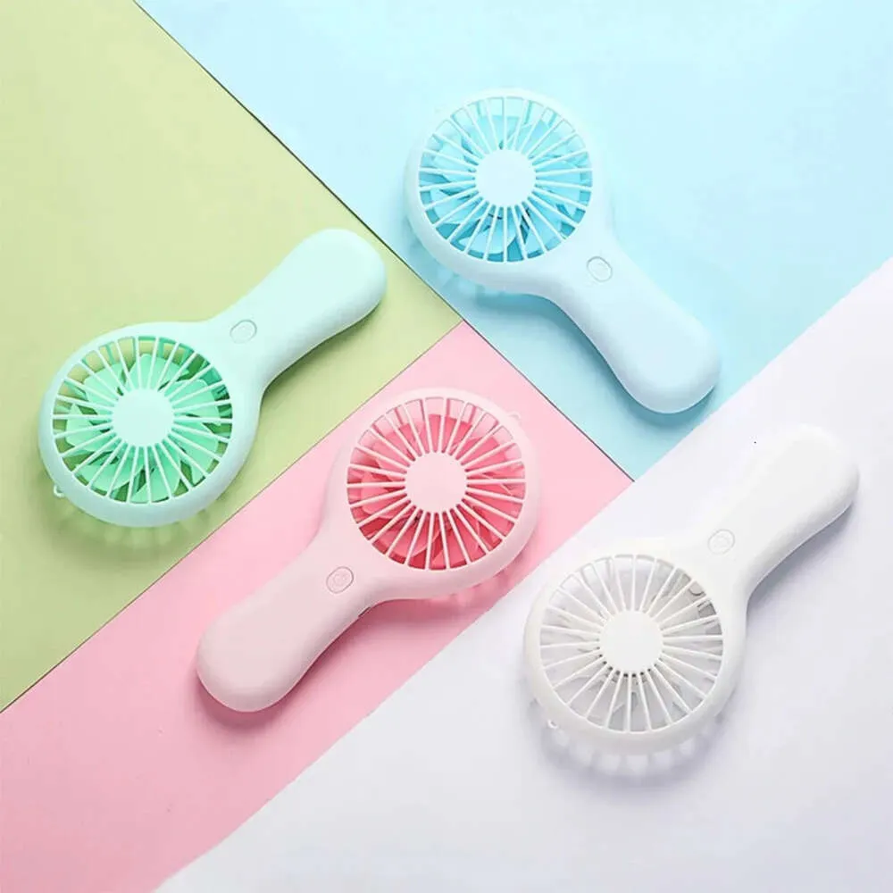 Handheld Cooler Small USB Mini Portable Silent Rechargeable Pocket Desk Office Electric Stand Fan Business Promotion_voghion.com