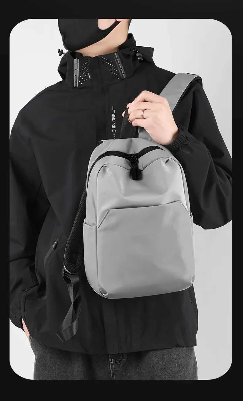 Mini sac d'école léger pour homme et femme, sac à dos de sport, de voyage court, grande capacité, couleur unie, petit_voghion.com