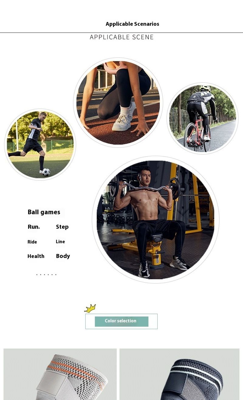 Sports women's nylon straps, silicone pads for cycg, cold resistant spring support, knee pads, meniscus_voghion.com
