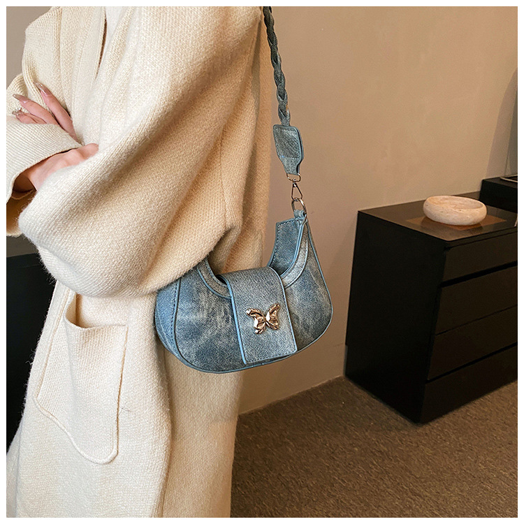 Populaire cette année pour les femmes en 2024, nouvelles boulettes décontractées, sac à bandoulière de style occidental version coréenne,_voghion.com