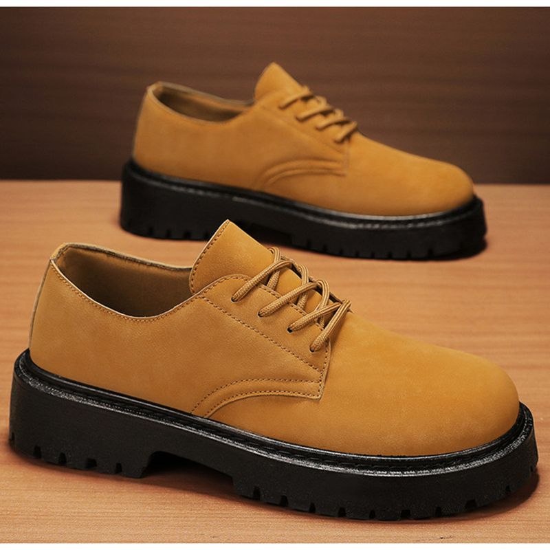 Men's 2024 new casual leather Korean version of the trend all sports fashion men's small white shoes_voghion.com