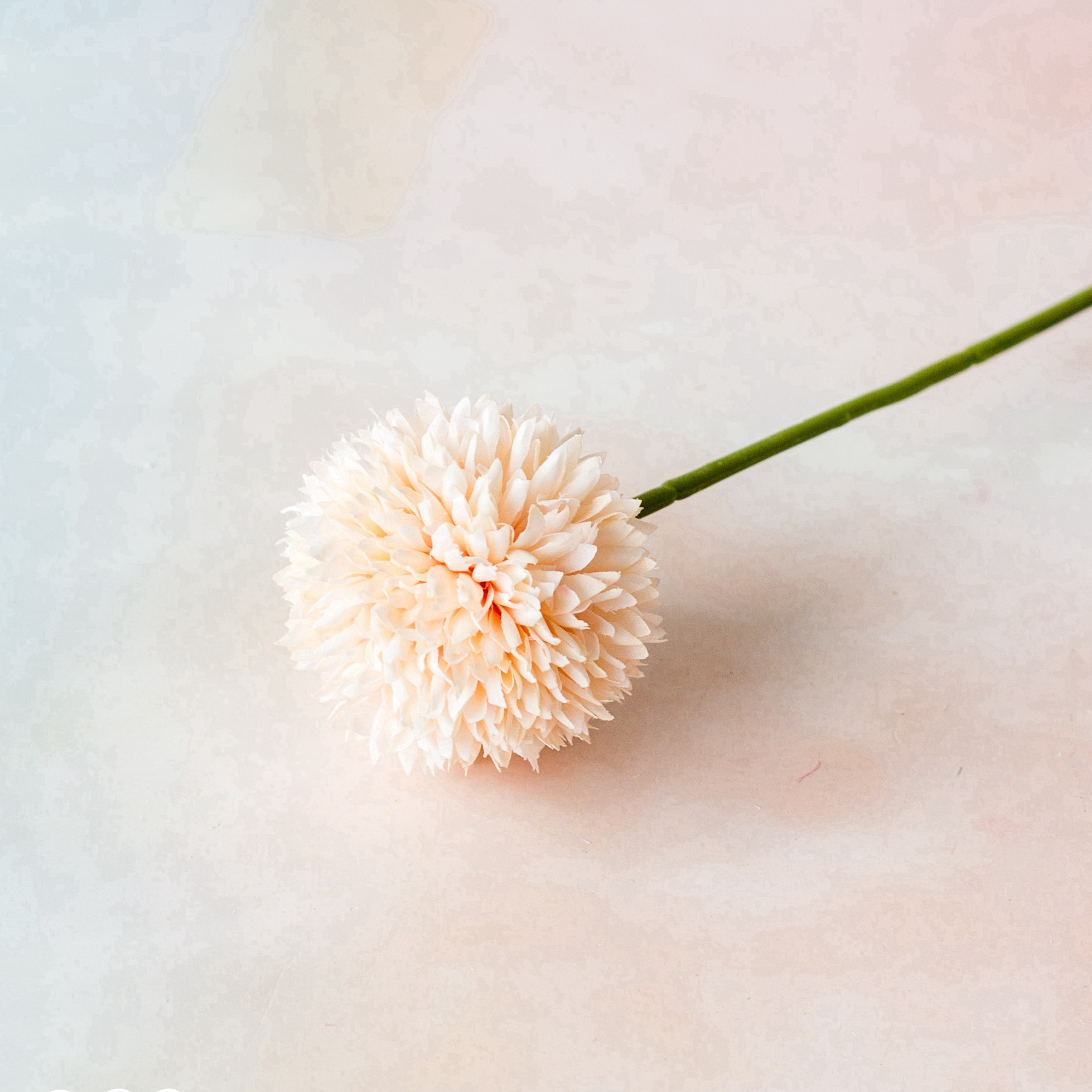 Single branch fantasy ping pong ball artificial flower home wedding photography decoration_voghion.com