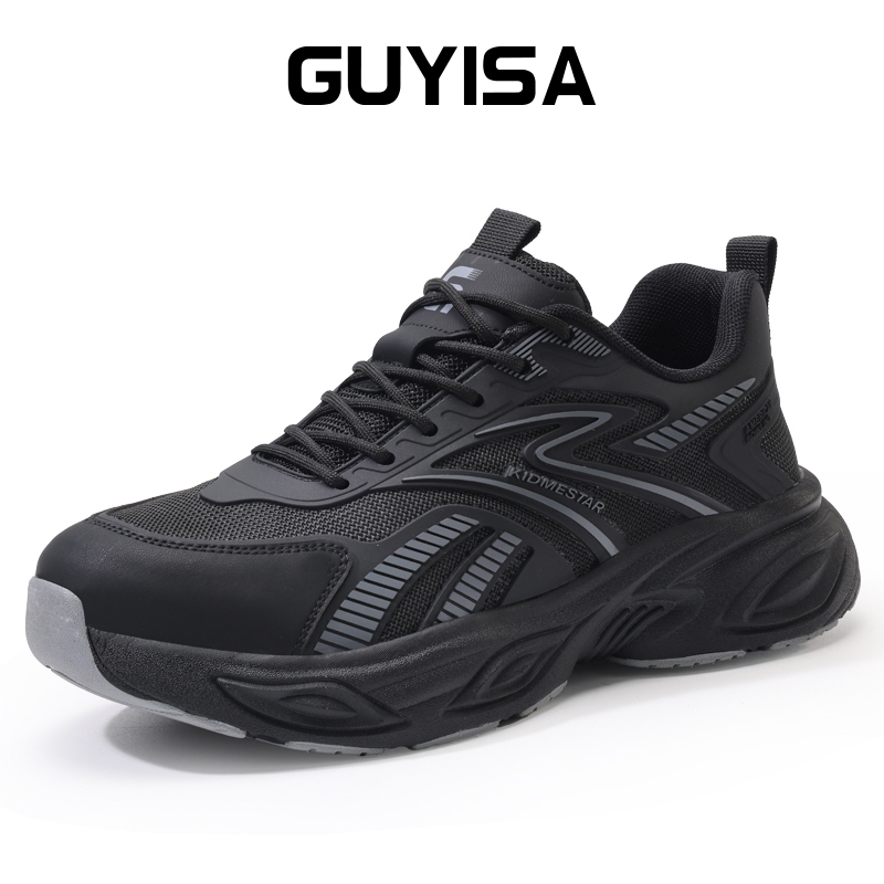 GUYISA Safety Shoes Steel Toe Work Shoes Light Anti Smashing&anti Piercing 5056 39-44_voghion.com