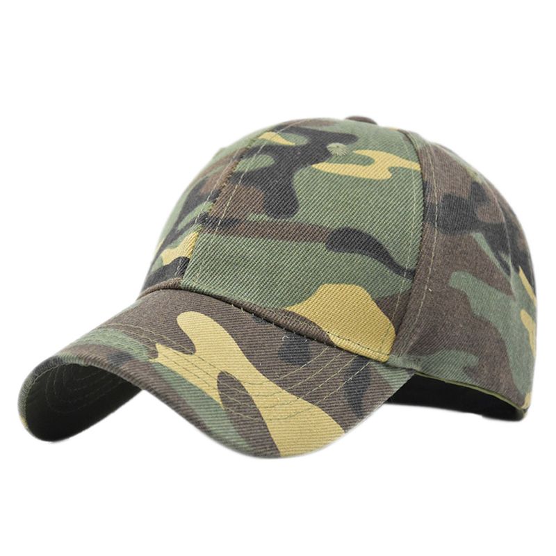 Unisex Camouflage Baseball Cap Breathable Summer Sun Visor Hat_voghion.com