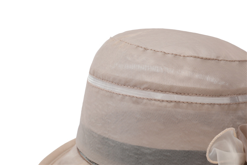 2024 Summer New Fashionable and Stylish Style Foldable Curled Sun Hat Sunshade Hat Bowl Hat Thin Breathable Hat for Women_voghion.com