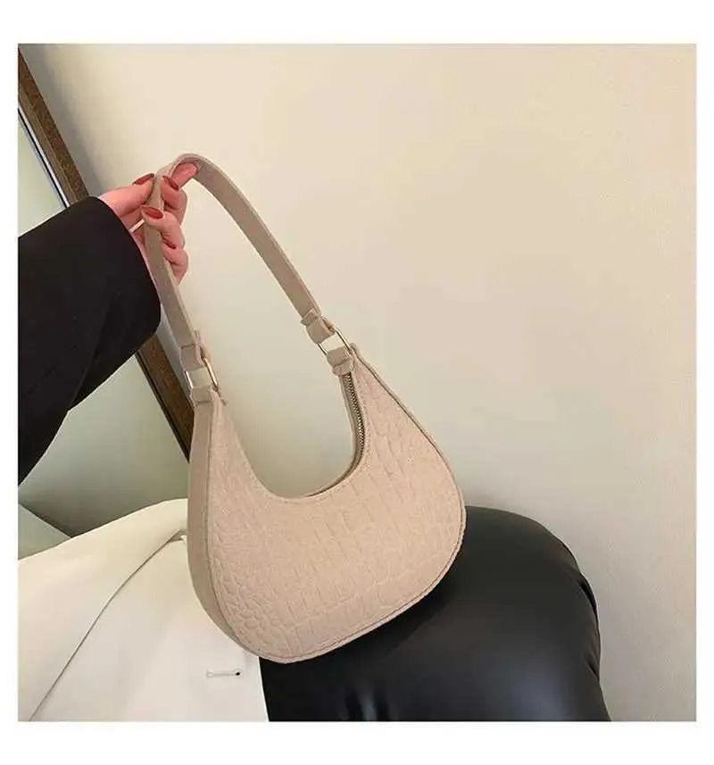 Wen Felt handbag Fi Subliary Designer Exquisite Shoder Bag for women Y241026_voghion.com