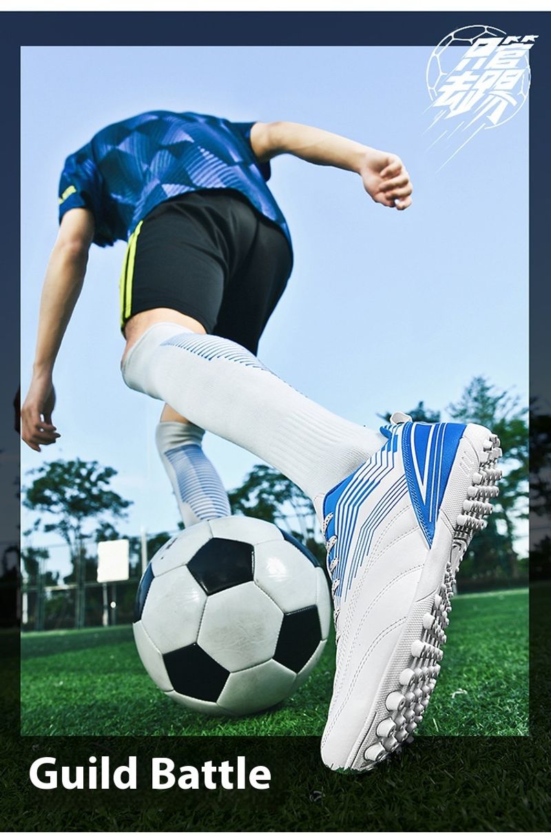 Herren- Damen-Fußballschuhe den Innen- und Außenbereich, für Erwachsene, gebrochene Spikes, rutschfest, verschleißfest,_voghion.com