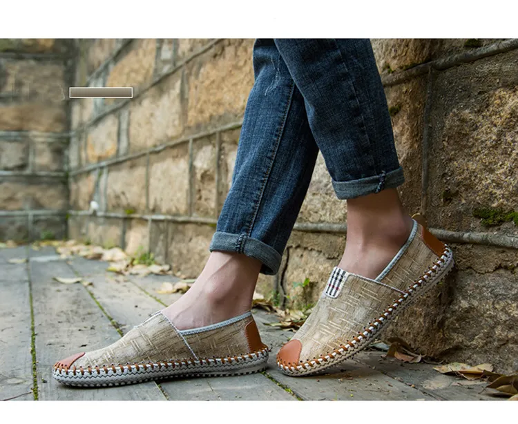 Pantofi sport casual pentru bărbați, pantofi sport cu toc înalt, respirabili, din denim, pentru bărbați, stil pescar, design de brand, espadrile, pantofi sport_voghion.com