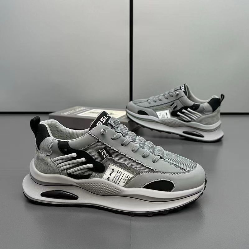 Men's Platform Elevating Sportswear Shoes For Hiking And Outdoor_voghion.com