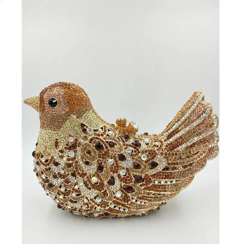 Neueste Damen-Clutch-Taschen für die Braut, bunte Handtasche mit Tier- und Vogelmotiv, handgefertigte Braut-Geldbörsen 240823_voghion.com