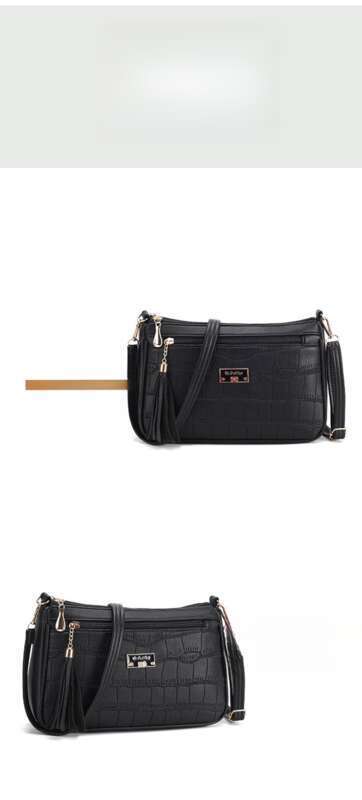 2025 Spring Large Capacity Crocodile Leather Bag Elegant Mom Small Square Bag_voghion.com