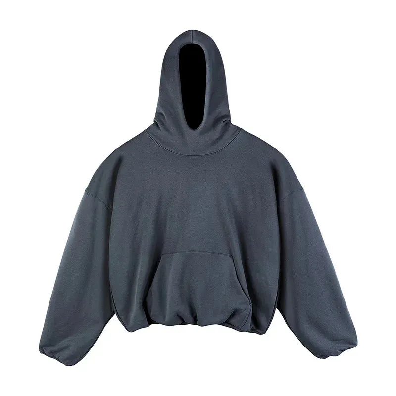 Herren Einfarbig Doppellagig Übergroßer Reißverschluss Baumwolle Retro Hochwertiger Hoodie Frühling/Sommer Casual Streetwear R250219_voghion.com