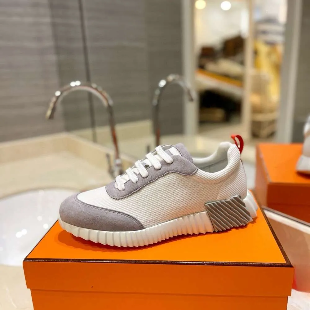 Scarpe da ginnastica da uomo, stile casual, in pelle e rete, con lacci, sportive, con suola in gomma, basse, stile street._voghion.com