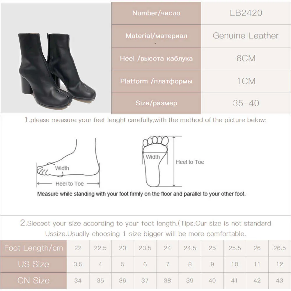 2024 marke Design Tabi Split Toe Chunky High Heel Stiefel Leder atos Mode Herbst Frauen Schuhe Botas Mujer_voghion.com