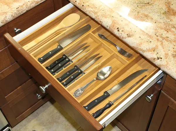 Oceanstar 5 Piece Bamboo Expandable Drawer Utensil Organizer Set_voghion.com