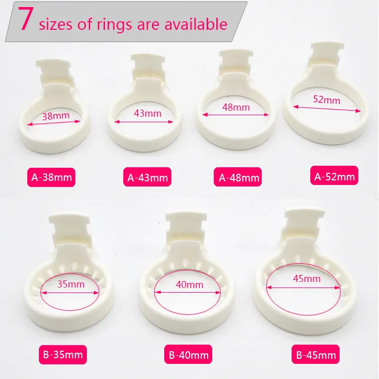 Nuovo dispositivo di castità maschile piccolo in resina biosourced A357-3 Y19070602 195_voghion.com