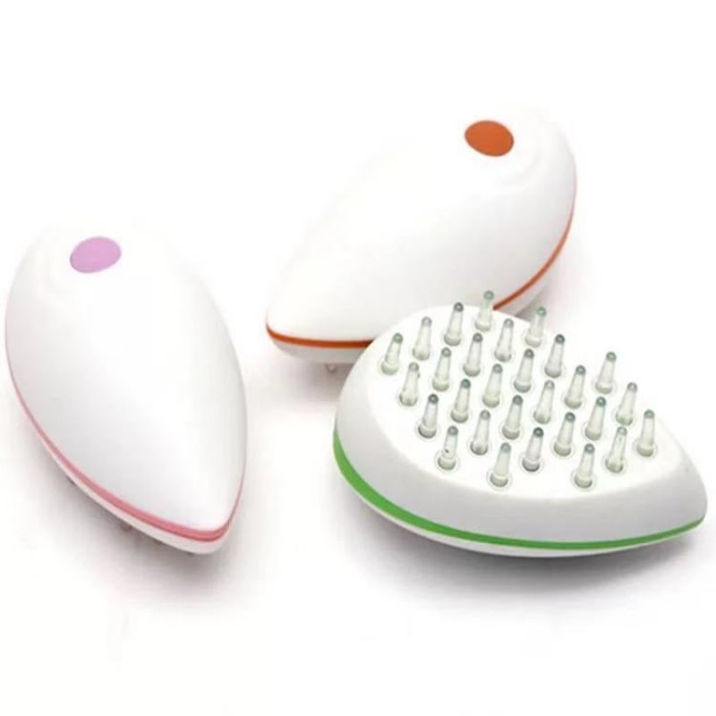 Mini vibrator scalp masaj păr regenerare cap electric vibrații masaj pieptene pentru îngrijirea scalpului căderea părului eliberare stres_voghion.com