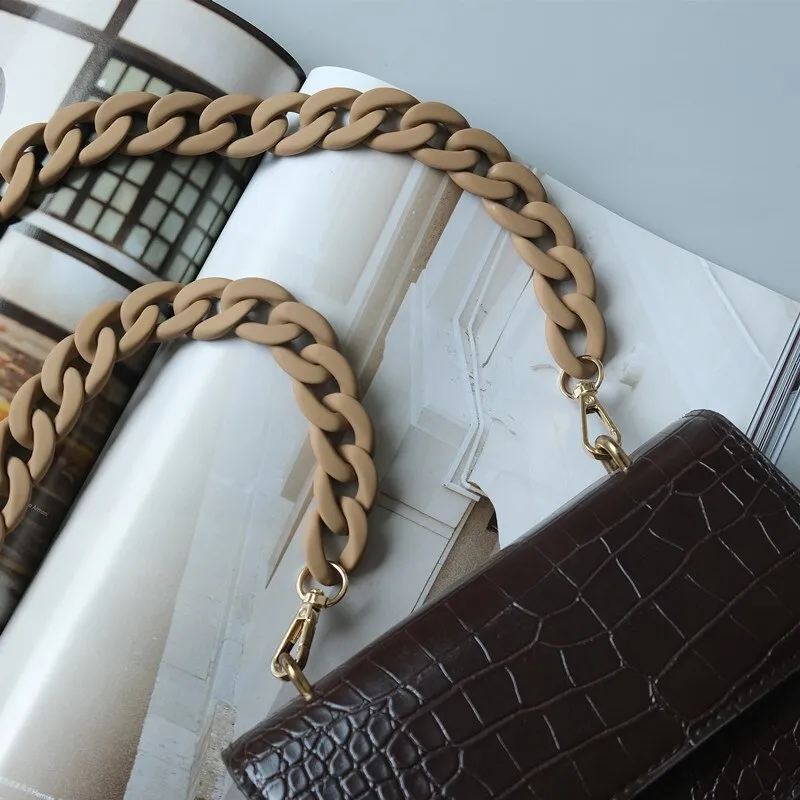 40 cm Damen-Gurt-Ersatz, langes Panel, breite, fortschrittliche Kette, modisches Taschenzubehör_voghion.com
