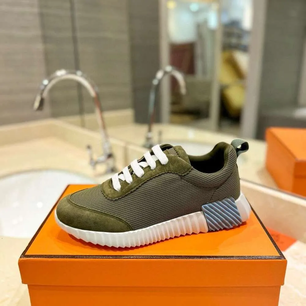 Scarpe da ginnastica da uomo, stile casual, in pelle e rete, con lacci, sportive, con suola in gomma, basse, stile street._voghion.com