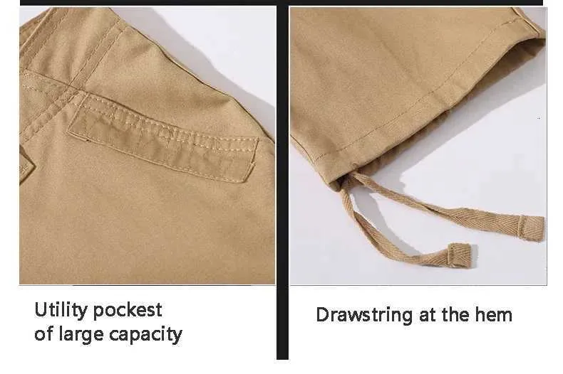 Tactical Cargo Männer Baumwolle Overalls Outdoor Arbeitshosen Große Größe Herrenbekleidung Camo Wanderhosen W250715_voghion.com