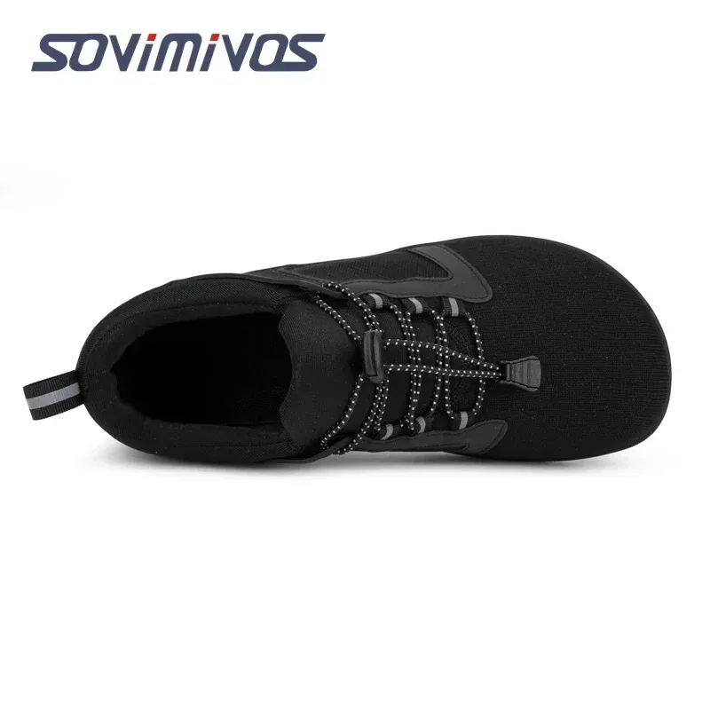 Mens Cross-Trainer Casual Sneakers Barefoot Shoes | Wide Toe Box Womens Minimalist Trail Runner Canvas Loafers 240624_voghion.com