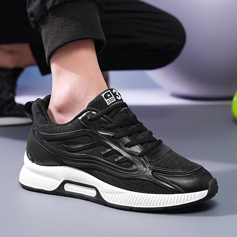 Onzichtbare interne casual heren helling hak hoogte toename grote maat kleine witte schoenen_voghion.com