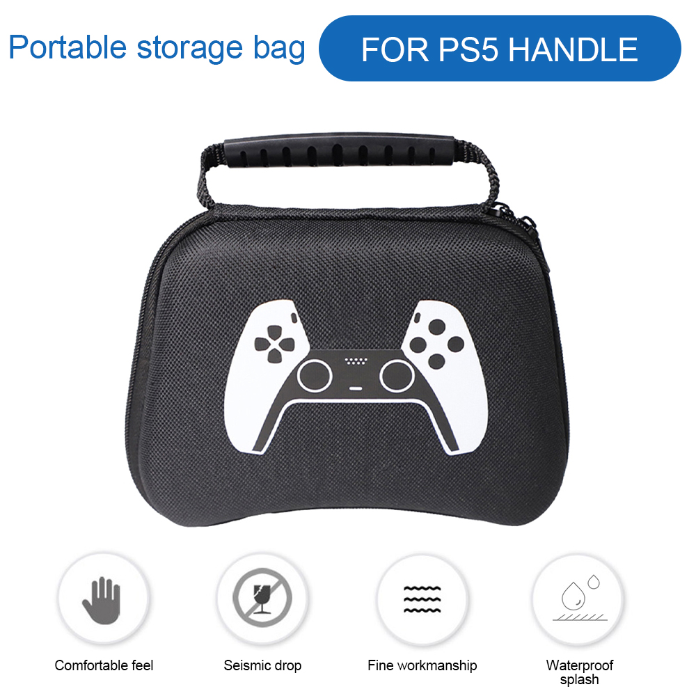 Pro příslušenství ps5 přenosný kufřík přenosná úložná taška pro gamepad ps5 EVA pouzdro Skořepina Kabelka odolná proti nárazu Ochranný kryt_voghion.com