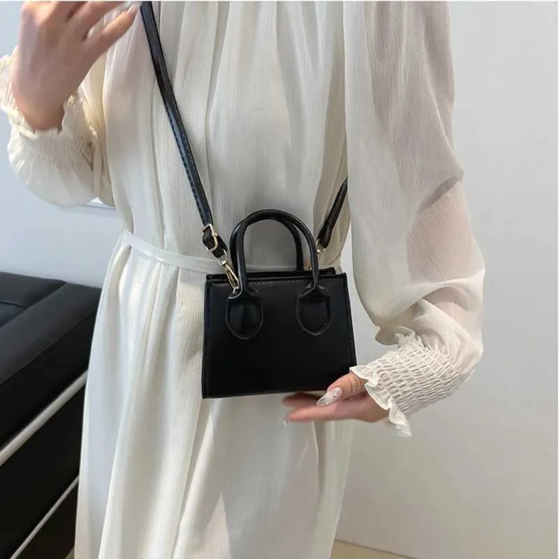 Solid Color Pu Leather Shoulder Bag Fashion Designer Handbags Top Handle For Women Casual Crossbody Bags Ba241116_voghion.com