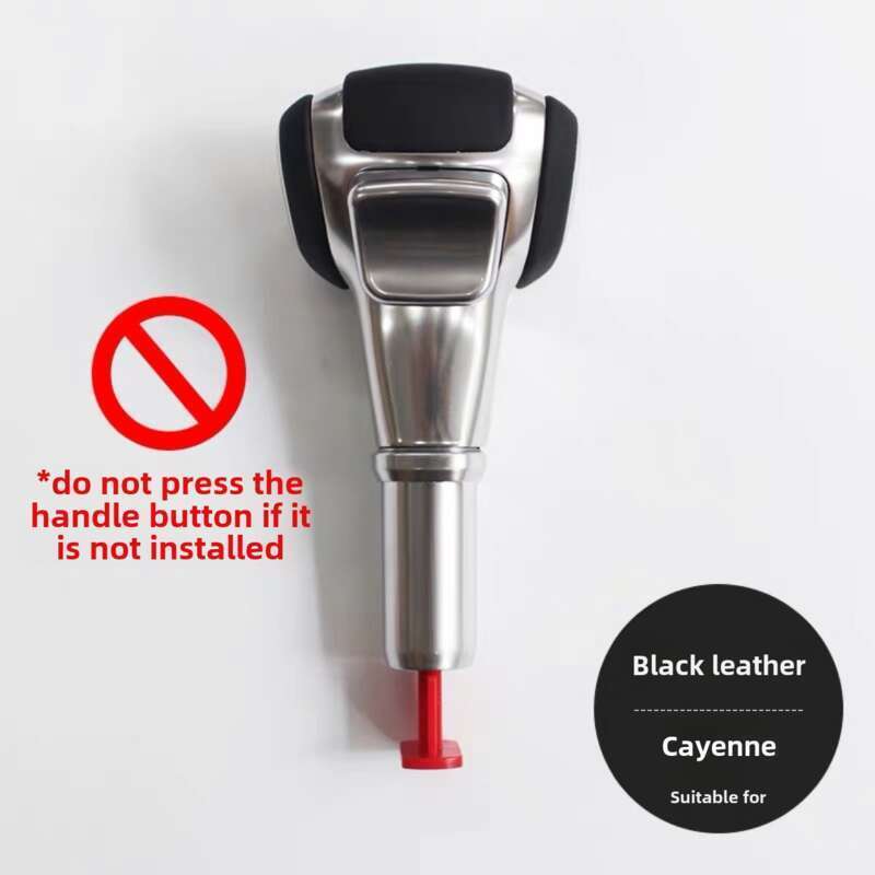 Suitable For Porsche Airplane Cayenne Large Wave Stick 15 Carbon Fiber Black Lever Gear Shift Head Accessory_voghion.com