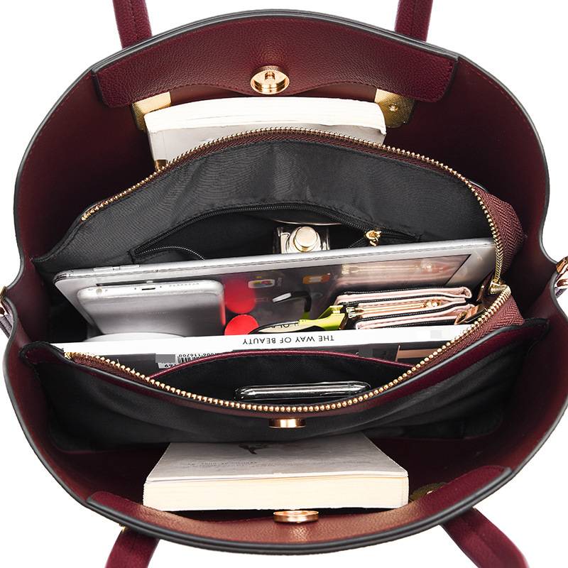Elegante Damen Tote Bag, Geräumige Tasche Für Stilvolle Frauen_voghion.com