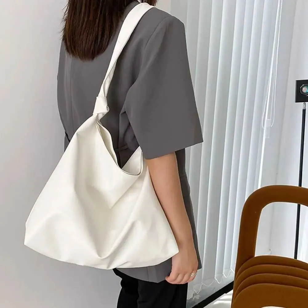 Women Large Capacity Shoulder Bags Female s PU Leather Handbag Simple Shopping Ba241031_voghion.com
