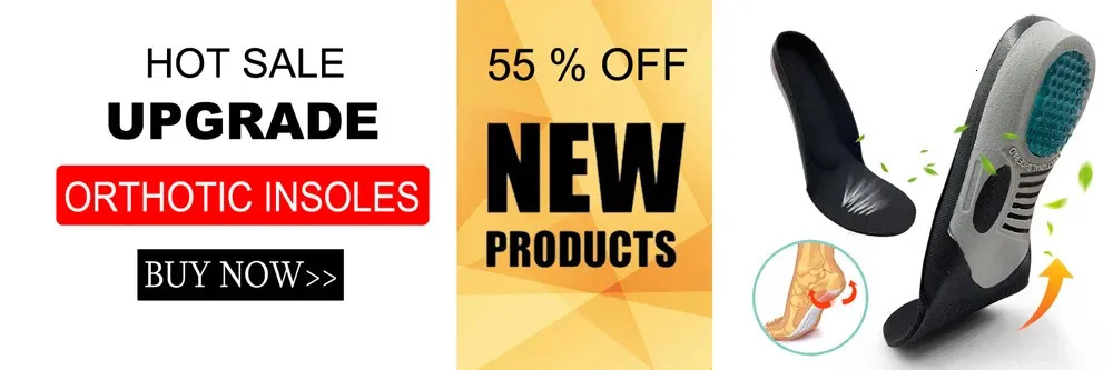 Running Sport Orthopedic Insoles Shock Absorbant Pads Sole Pad Shoes Insert Foot Care For Plantar Fasciitis 250114_desvips.com