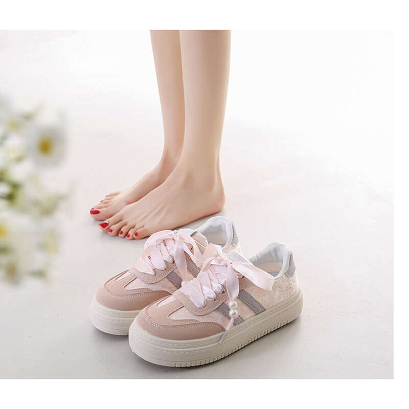 Dames Canvas Schoenen Nieuwe Dikke Bodem Honderd Casual Duitse Sneakers_voghion.com