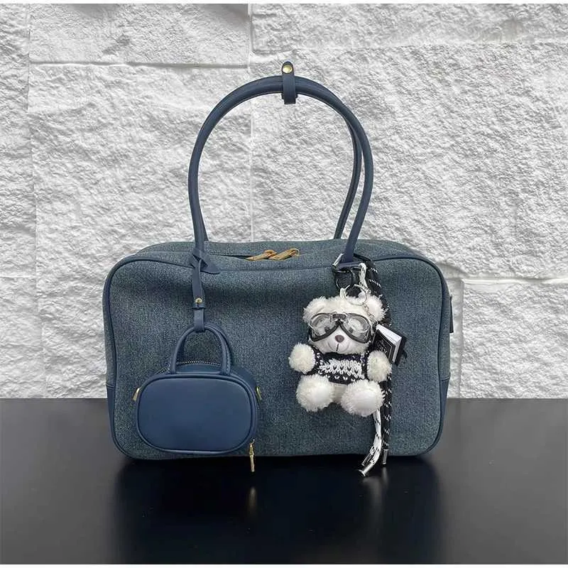 bracciolo in pelle design del marchio pelle scamosciata grande capacità 2024 borsa a tracolla moda autunno con piccolo portafoglio Y241216_voghion.com
