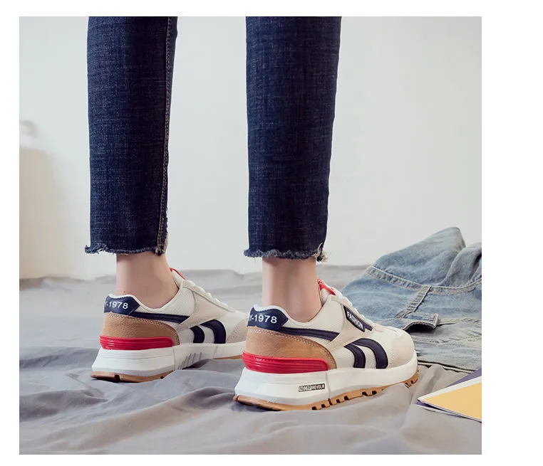 waffle Νέα καλοκαιρινά casual mesh κορεάτικη έκδοση unisex μικρά λευκά αναπνεύσιμα αθλητικά παπούτσια Lhshoe_voghion.com