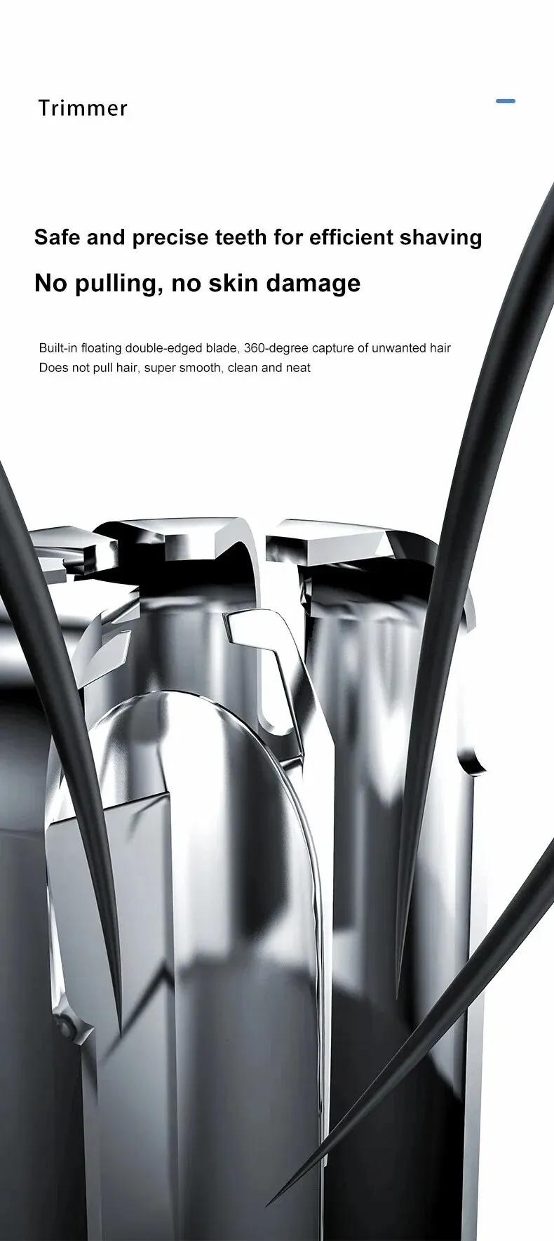 USB Nose Shaver - Metal Blades｜Rechargeable｜Unisex_voghion.com