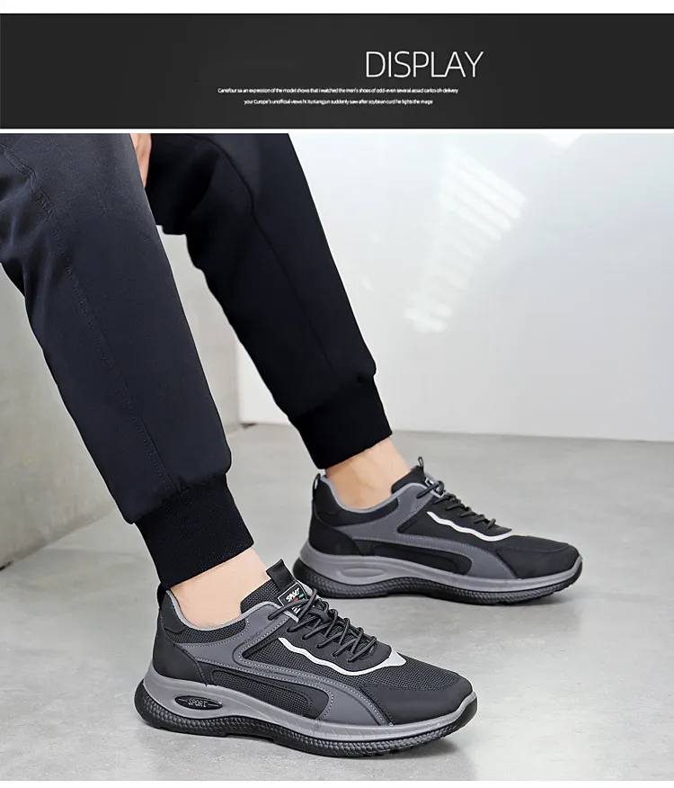 Comfortable Running Shoes Breathable Sports Trainers For Men_voghion.com