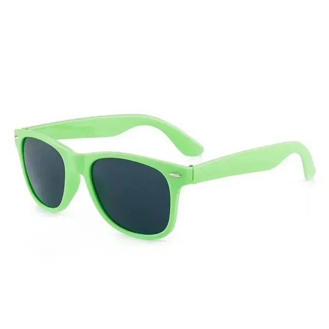 New Arrivals 12 Colors Trendy New Children Sungla Fashion Square Outdoor Goggle Shades for Kids Boys Girls UV Preotection Sun_voghion.com