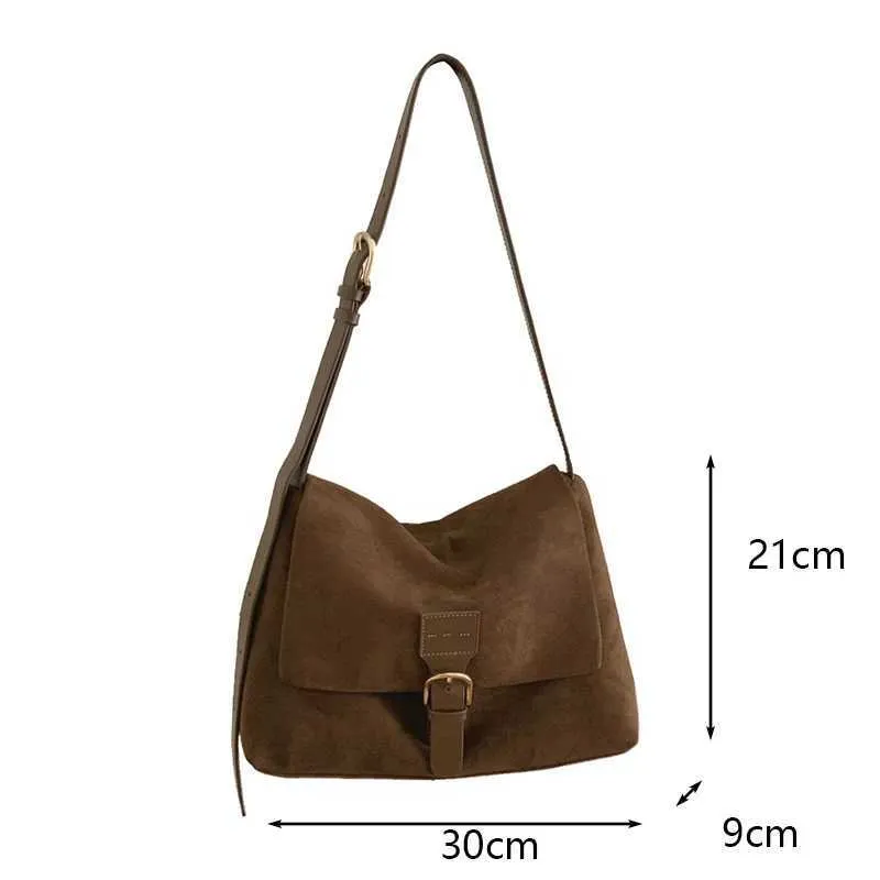 Damen Wildleder Umhängetasche Und Messenger Bag Schultertasche_voghion.com