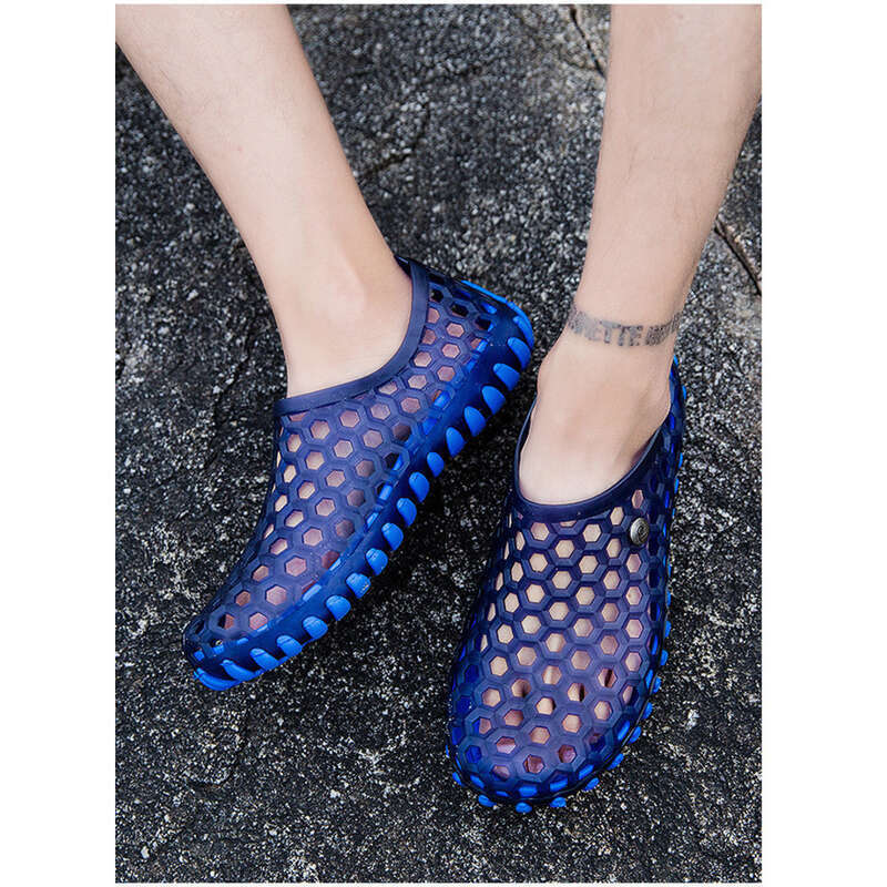2025 Summer Men's Water Wading Couple Beach Mesh Sandals Trendy Outerwear Anti Slip And Breathable Good_voghion.com