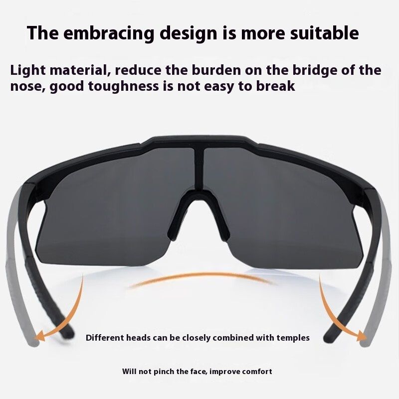 Riding Glasses Men's Mountaineering Outdoor Sports Windproond Sandproof Bicycle Mountain Bike Eye Protection_voghion.com