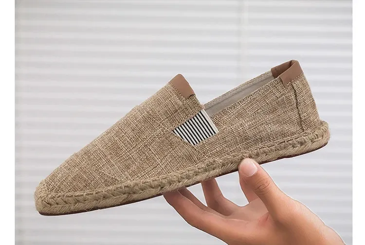 Atmungsaktive Freizeitschuhe aus Segeltuch für Herren im chinesischen Stil, weiche Slip-On-Espadrilles für Herren, Halbschuhe 240611_voghion.com
