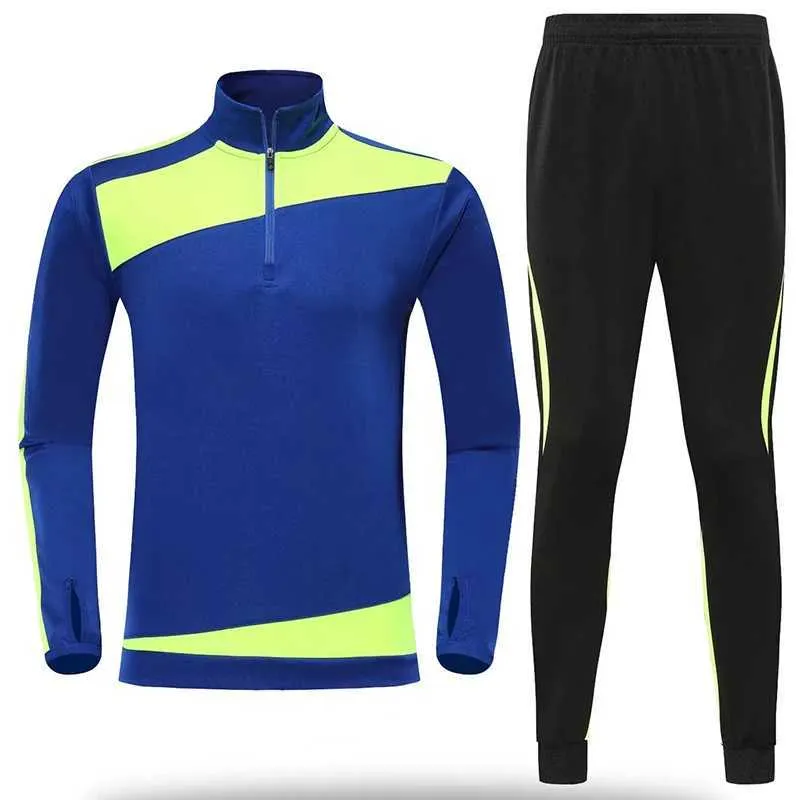 Soccer Tracksuit For Mens Kids Football Training Uniform Spring Sports Clothing Boys Long Sleeve Sportswear Can Custom_voghion.com