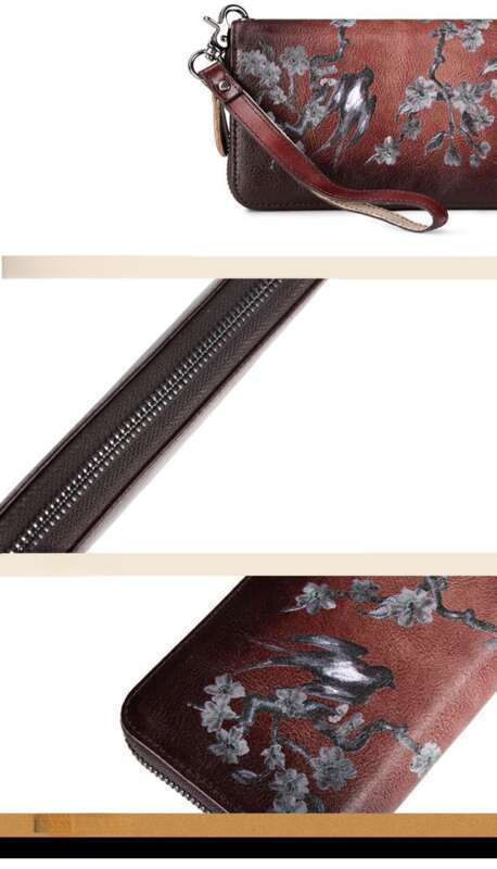 Portefeuille vintage, sac à main, porte-cartes, sac pour femme, sac de sport, sac pour homme, multifonctionnel, grande capacité, élégant et beau_voghion.com