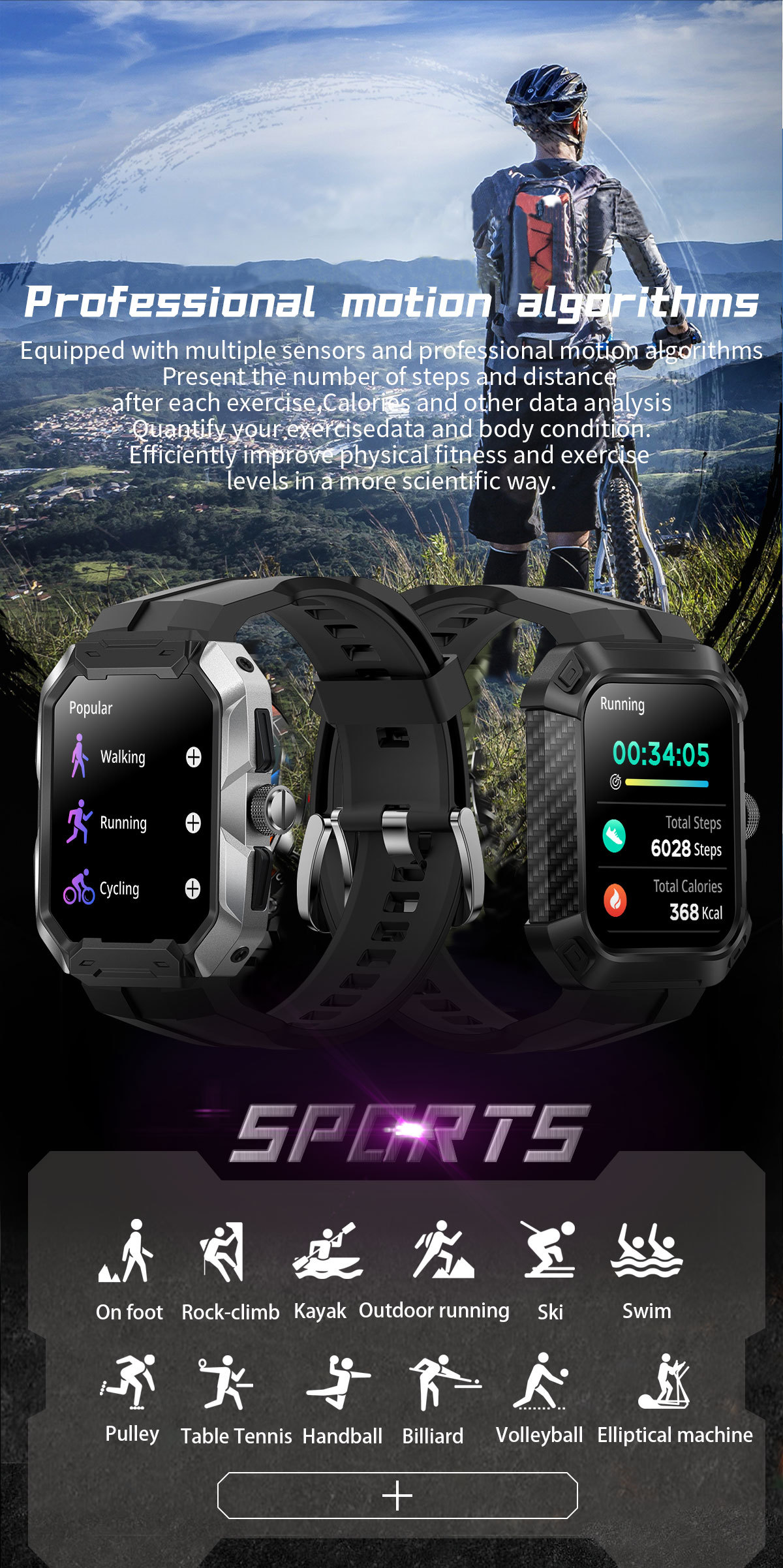BT Smart Talk Watch D23 Carcasă detașabilă 1.85 Ecran mare Sport impermeabil Cameră ceas inteligent sport ceas_voghion.com