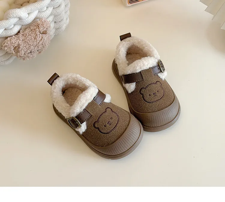 Baskets antidérapantes d'hiver pour tout-petits chaussures_voghion.com