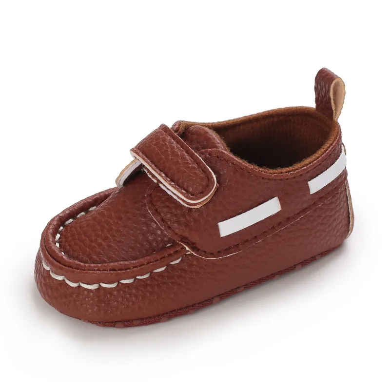 Little Kid Cuir Bébé Antidérapant Fond Souple Bébé Unisexe Décontracté Littlesprouts Nouveau-Né Tout-Petit Premiers Marcheurs Berceau_voghion.com