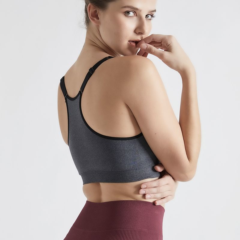 Wearing Yoga Sports Underwear For Women's Summer Fiess Running, With Moisture Absorbing And Shock-absorbing Straps To_voghion.com