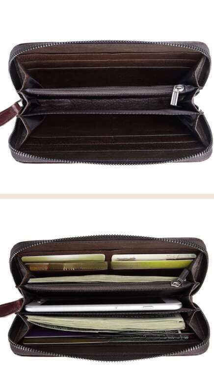 Portefeuille vintage, sac à main, porte-cartes, sac pour femme, sac de sport, sac pour homme, multifonctionnel, grande capacité, élégant et beau_voghion.com