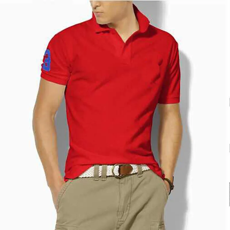 Hombre Big Pony brand High Quality Polo Top Men Short Sleeve Casual Embroidery Homme male polo shirt Mascuo lapel tee_voghion.com